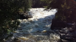 View from the little bridge near the belvédère