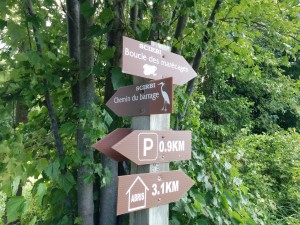 SCIRBI Berthierville Trail Posts
